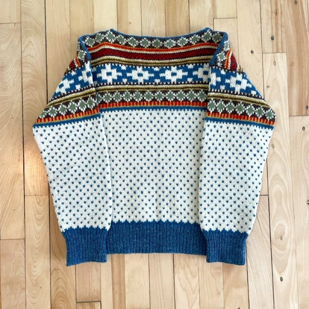Chunky Vintage Wool Fairisle Sweater